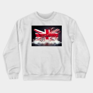 National Nations Flags - United Kingdom Flag - The Union Jack Flag Crewneck Sweatshirt